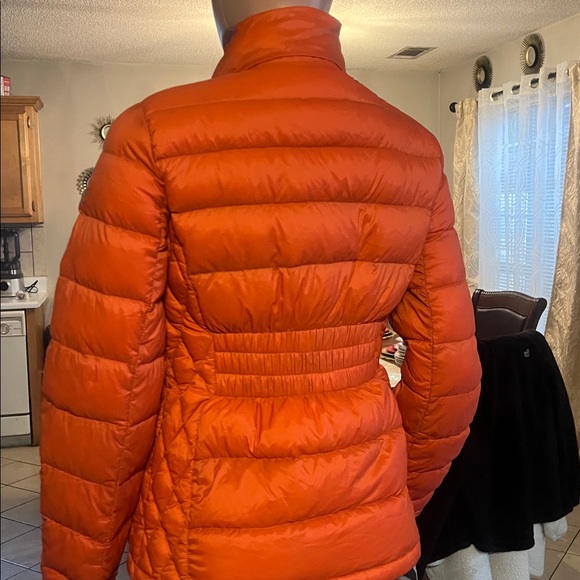 Michael Kors Vibrant Orange Puffer Jacket - Picture 5 of 5